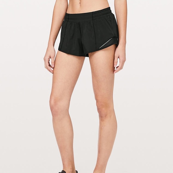 lululemon athletica Pants - Lululemon black hotty hot shorts